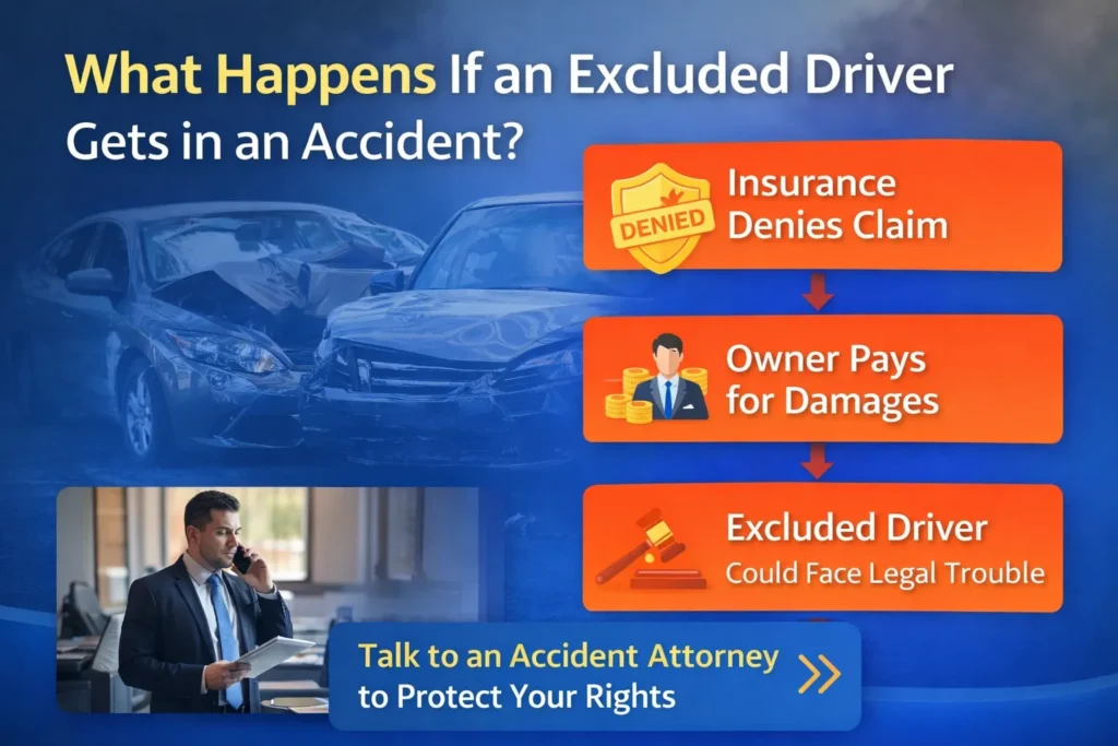 What Happens If an Excluded Driver Gets in an Accident