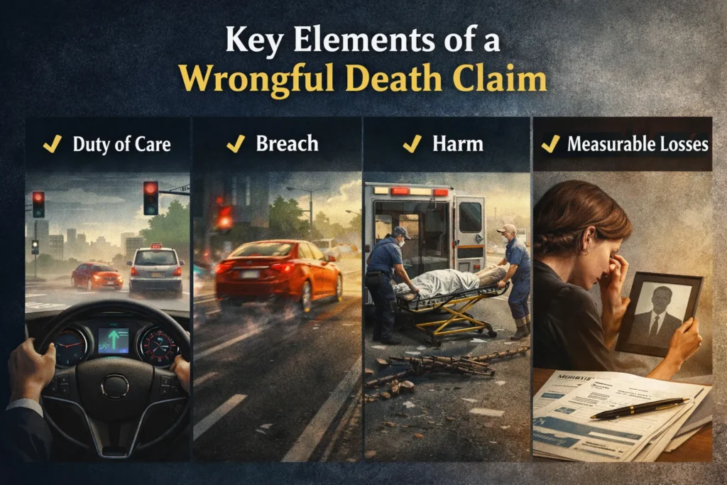 elements of a wrongful death claim