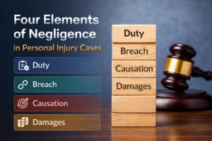four elements of negligence in personal injury cases