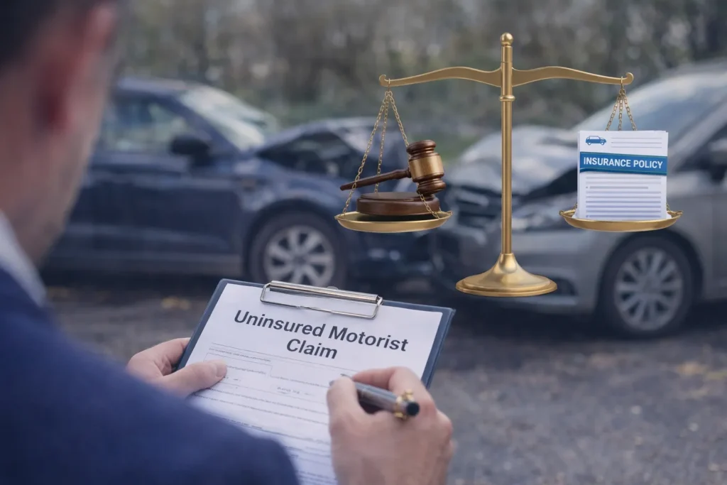 car accident with uninsured driver