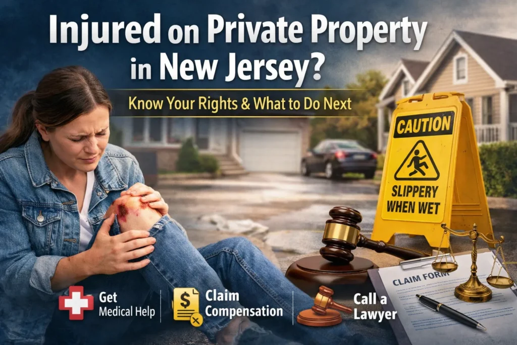 personal injury on private property