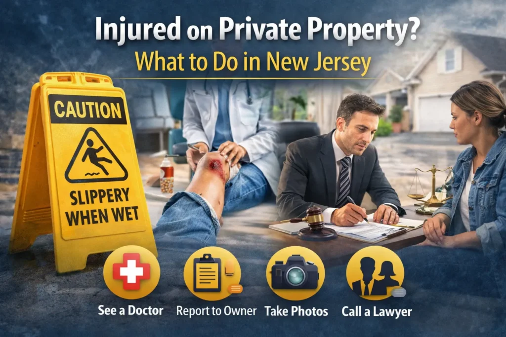 negligence in private property injury cases
