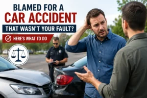 Blamed for a car accident that wasn't your fault