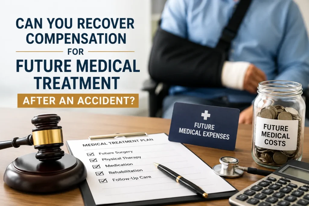 Future medical expenses after an accident with legal and medical treatment planning