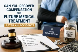Future medical expenses after an accident with legal and medical treatment planning