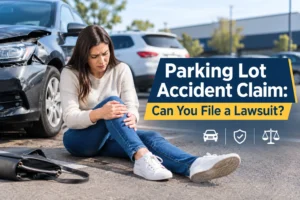 parking lot accident claim
