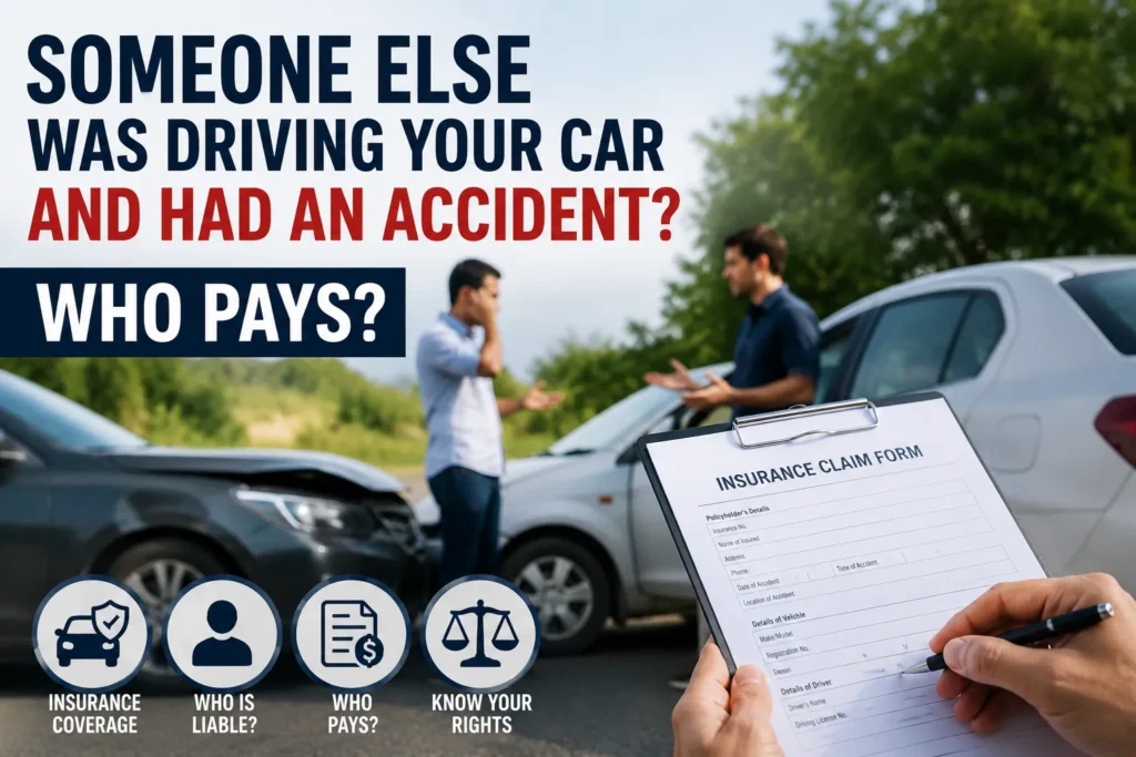 Someone else driving your car and having an accident